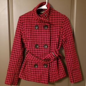 Authentic Guess Jean Pea Coat. Size Medium